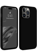 Mey İthalat® iPhone 15 Pro Kılıf First Silikon - Siyah