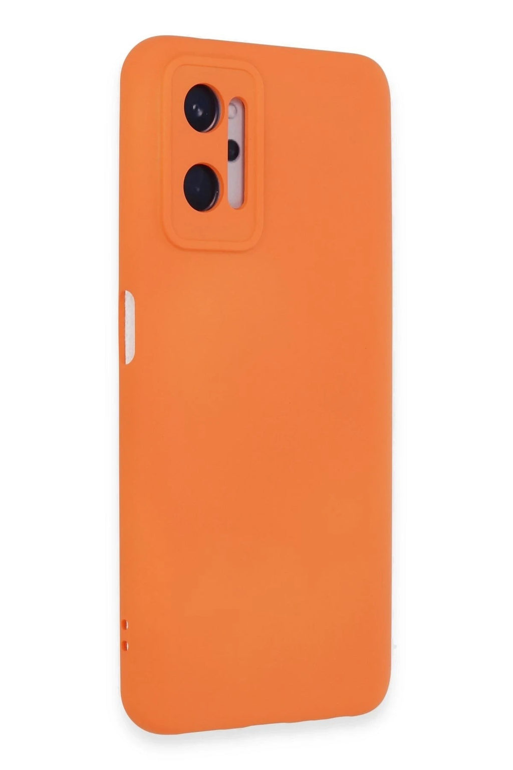 Mey İthalat® Realme 9i 4G Kılıf Nano içi Kadife Silikon - Turuncu