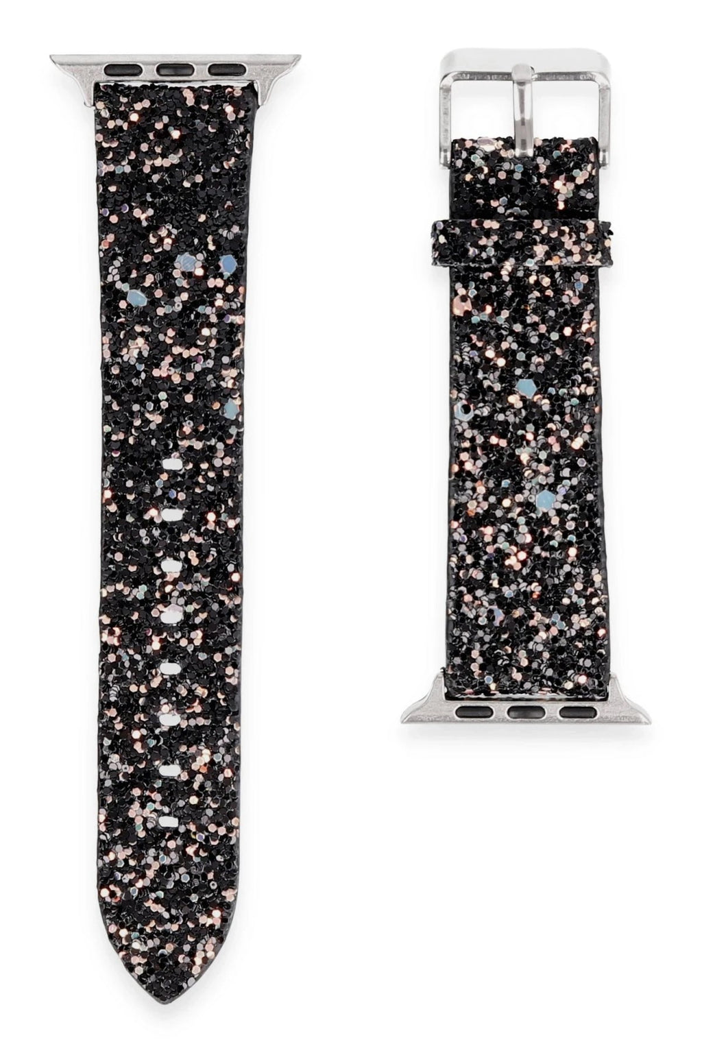 Mey İthalat® Watch 42mm Starry Taşlı Kordon - Siyah