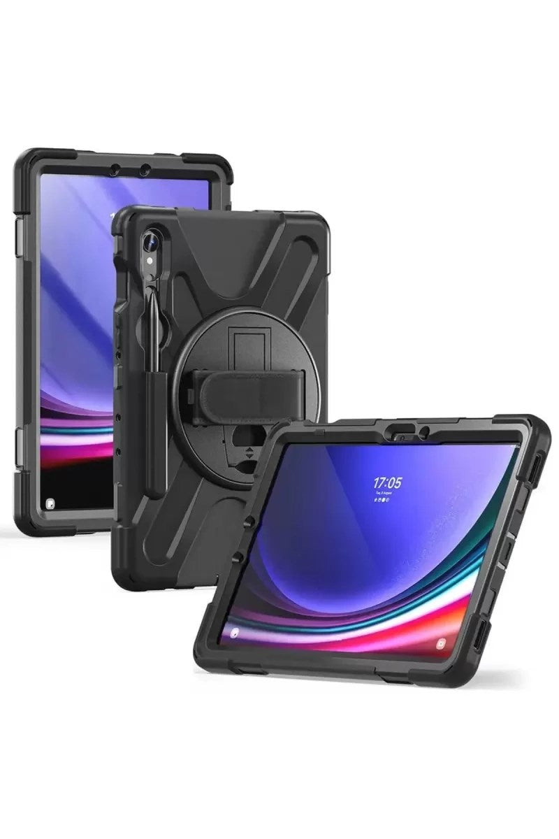 Mey İthalat® Samsung Galaxy X510 Tab S9 FE 11 Kılıf Amazing Tablet Kapak - Siyah