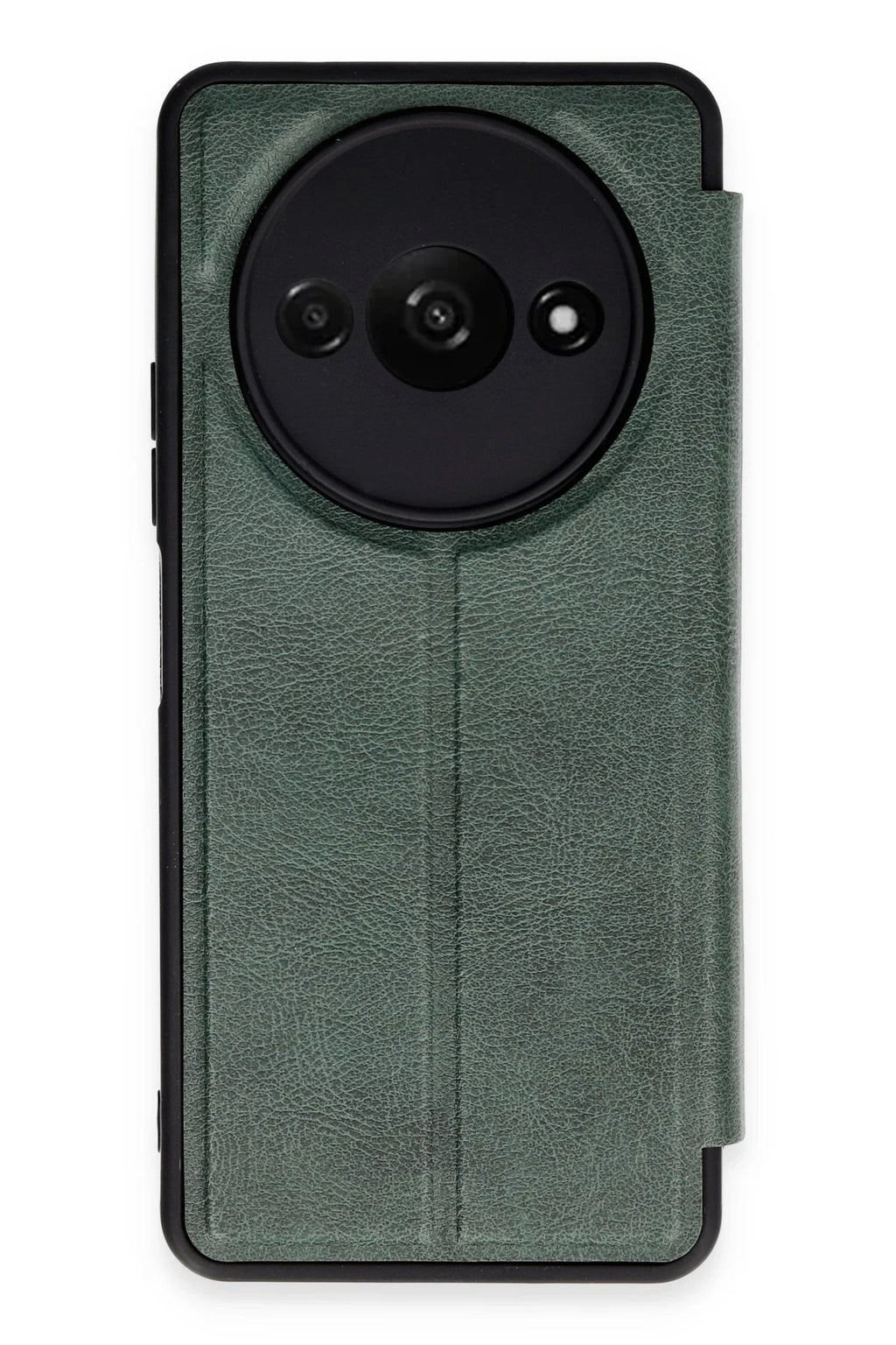 Mey İthalat® Redmi A3 4G Kılıf Flip Cover - Koyu Yeşil