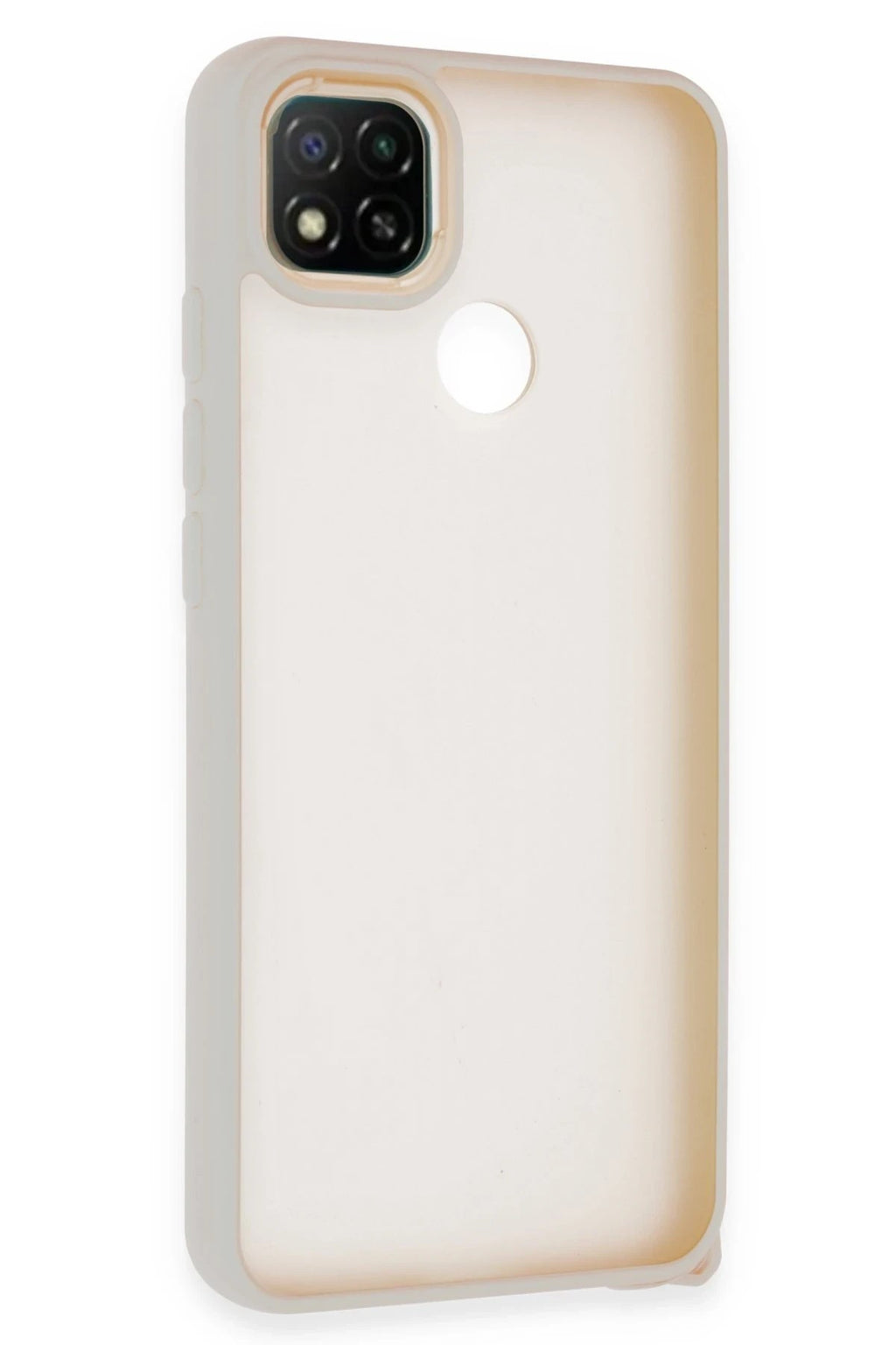 Mey İthalat® Redmi 9C Kılıf Elegant Kapak - Pudra