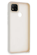 Mey İthalat® Redmi 9C Kılıf Elegant Kapak - Pudra