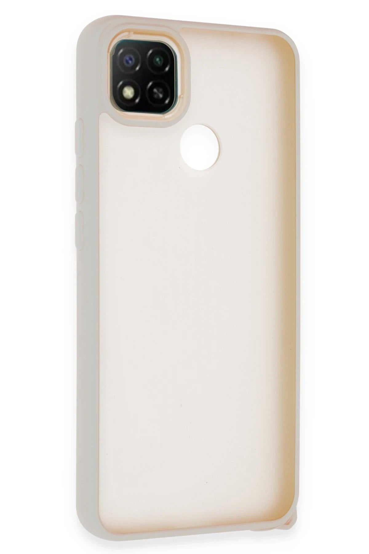 Mey İthalat® Redmi 9C Kılıf Elegant Kapak - Pudra