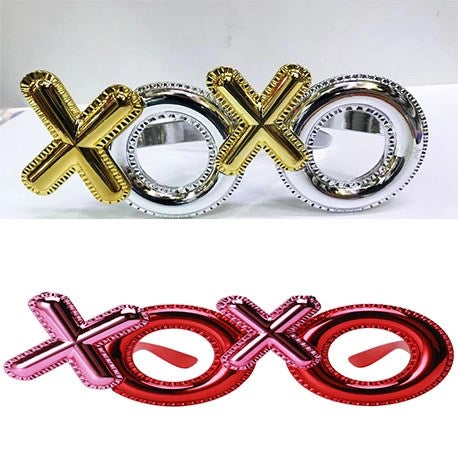 Mey İthalat® Xoxo Parti Gözlüğü 2 Renk 2 Adet