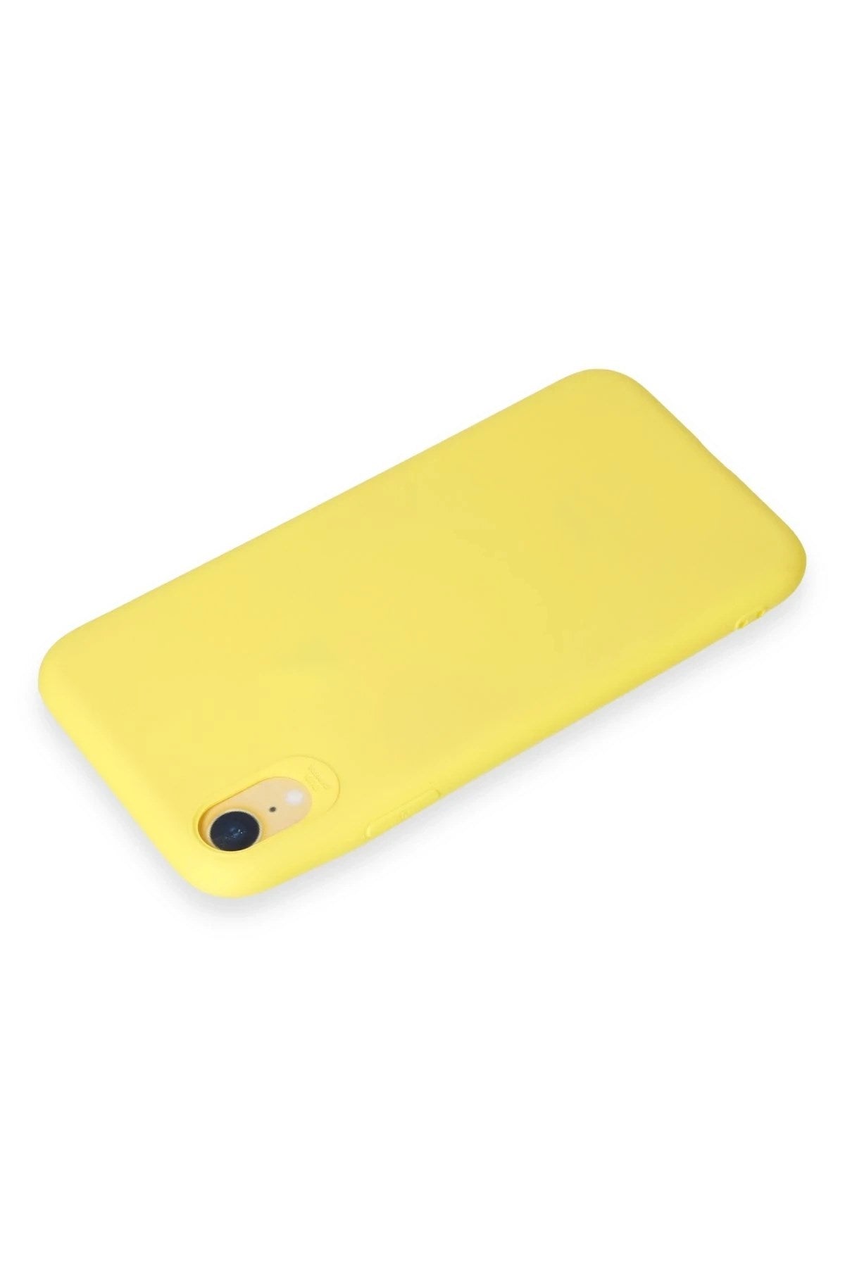Mey İthalat® iPhone XR Kılıf First Silikon - Sarı
