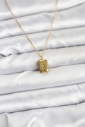Mey İthalat® 316L Çelik Zincir Gold Renk Minimal Kutup Yıldızı Model Kadın Kolye