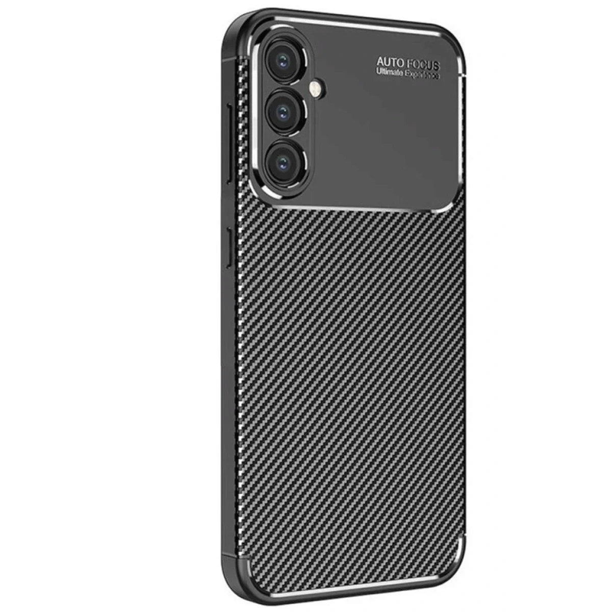 Mey İthalat® Samsung Galaxy S25 Kılıf Auto Focus Karbon Kapak - Siyah