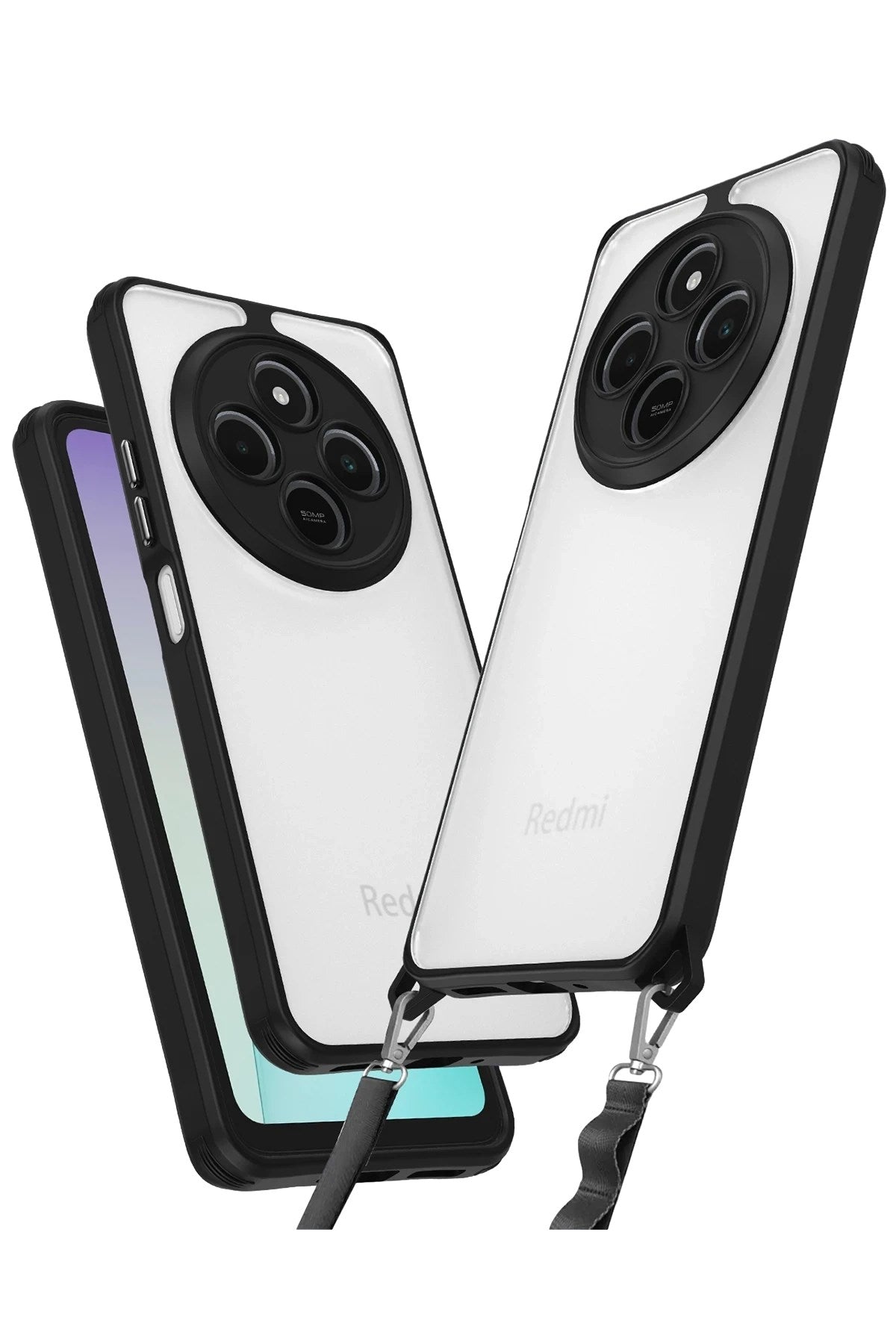 Mey İthalat® Redmi 14C Kılıf Penta Silikon Kılıf - Siyah