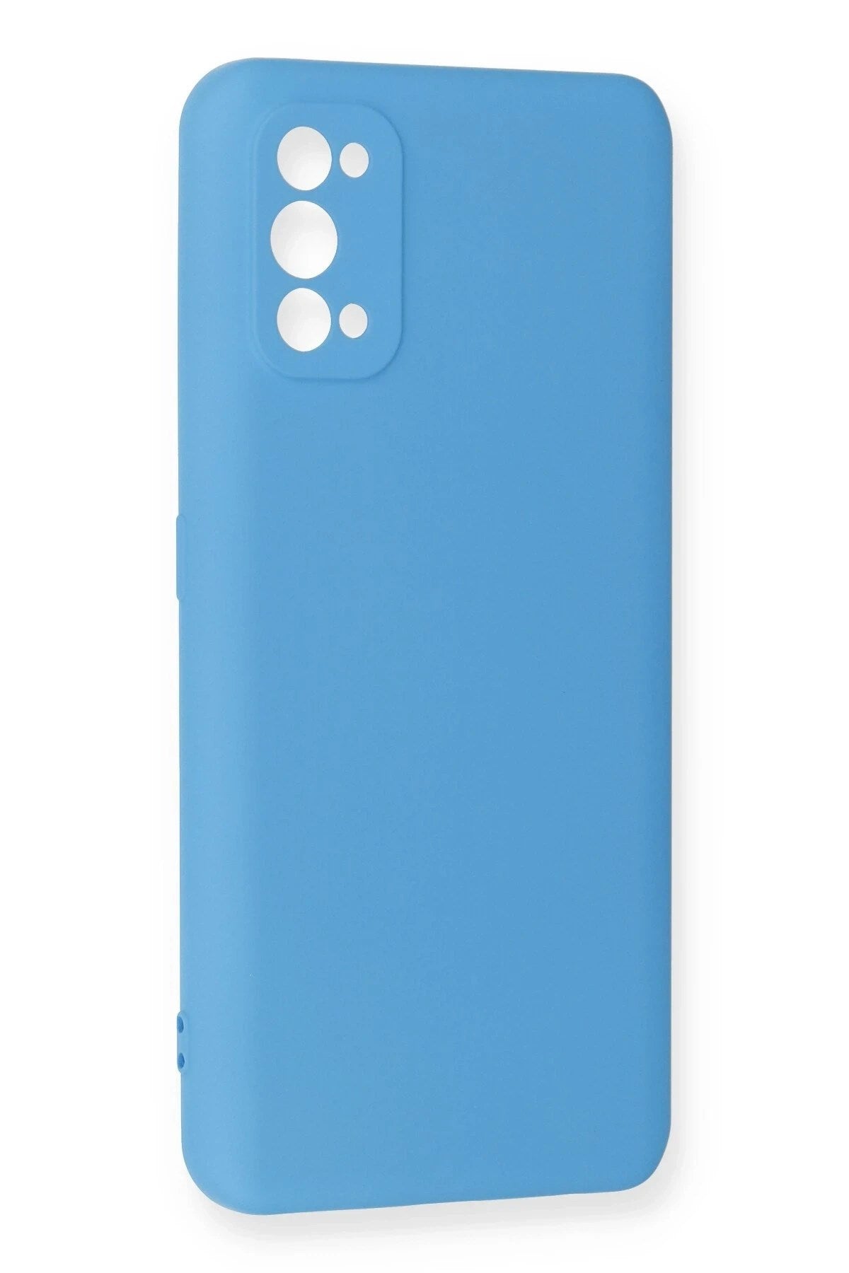 Mey İthalat® Realme 7 Pro Kılıf Nano içi Kadife Silikon - Mavi