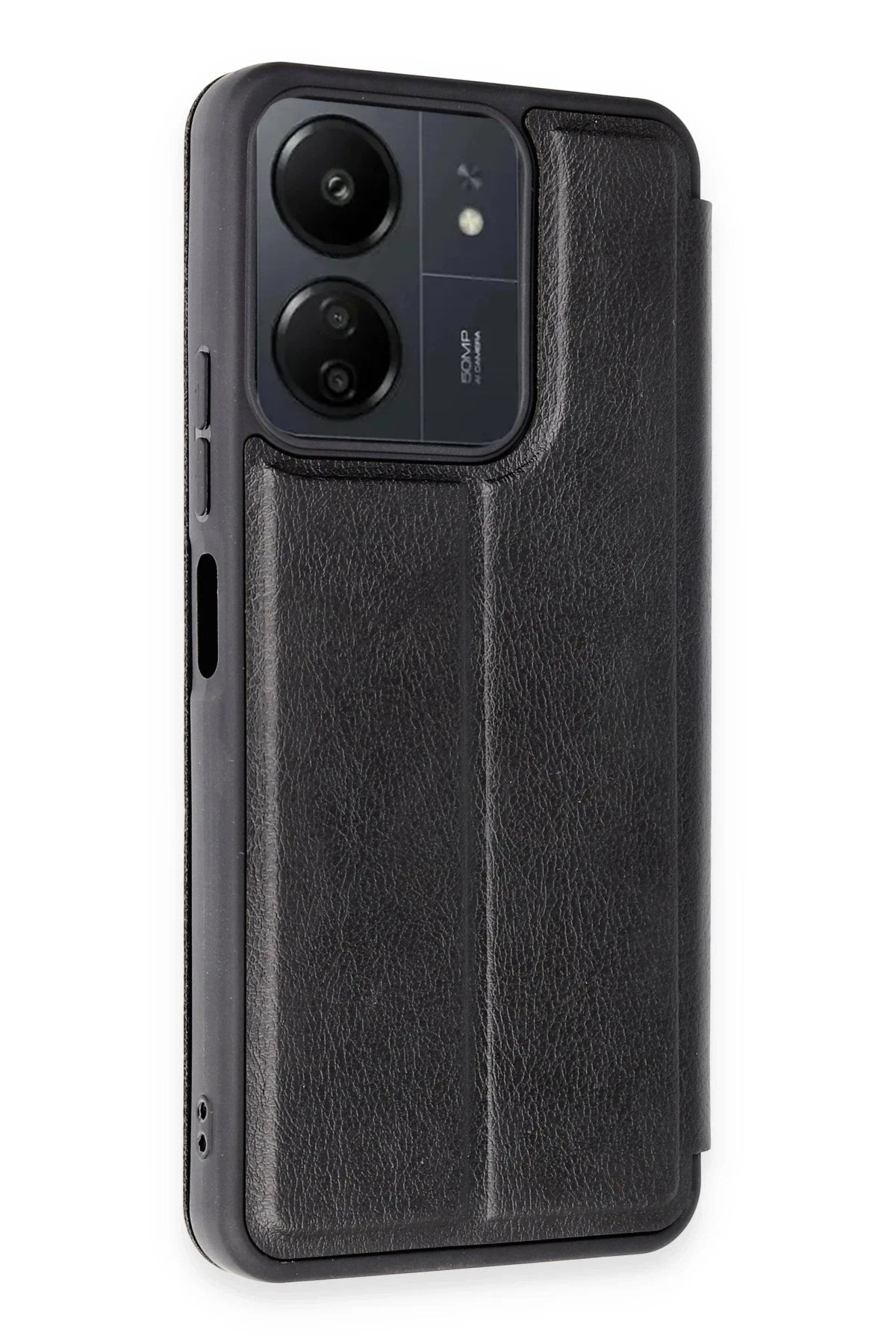 Mey İthalat® Redmi 13C Kılıf Flip Cover - Siyah