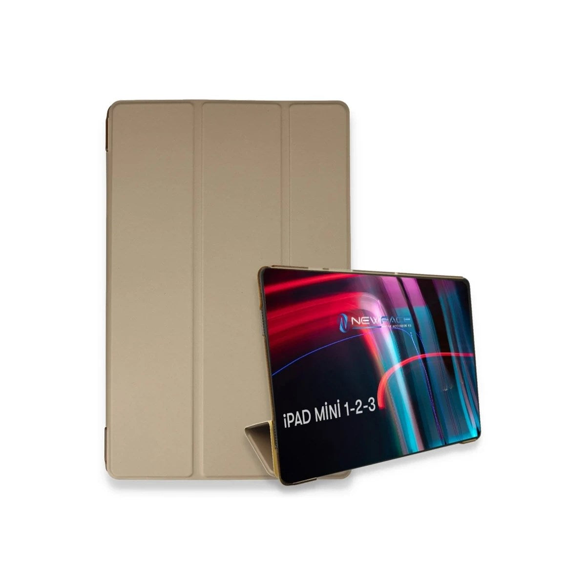 Mey İthalat® iPad Mini 3 Kılıf Tablet Smart Kılıf - Gold
