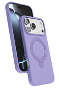 Mey İthalat® iPhone 17 Pro Regal Magsafe Standlı Kapak - Lila