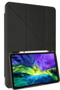 Mey İthalat® Samsung Galaxy P610 Tab S6 Lite 10.4 Kılıf Kalemlikli Mars Tablet Kılıfı - Koyu Gri