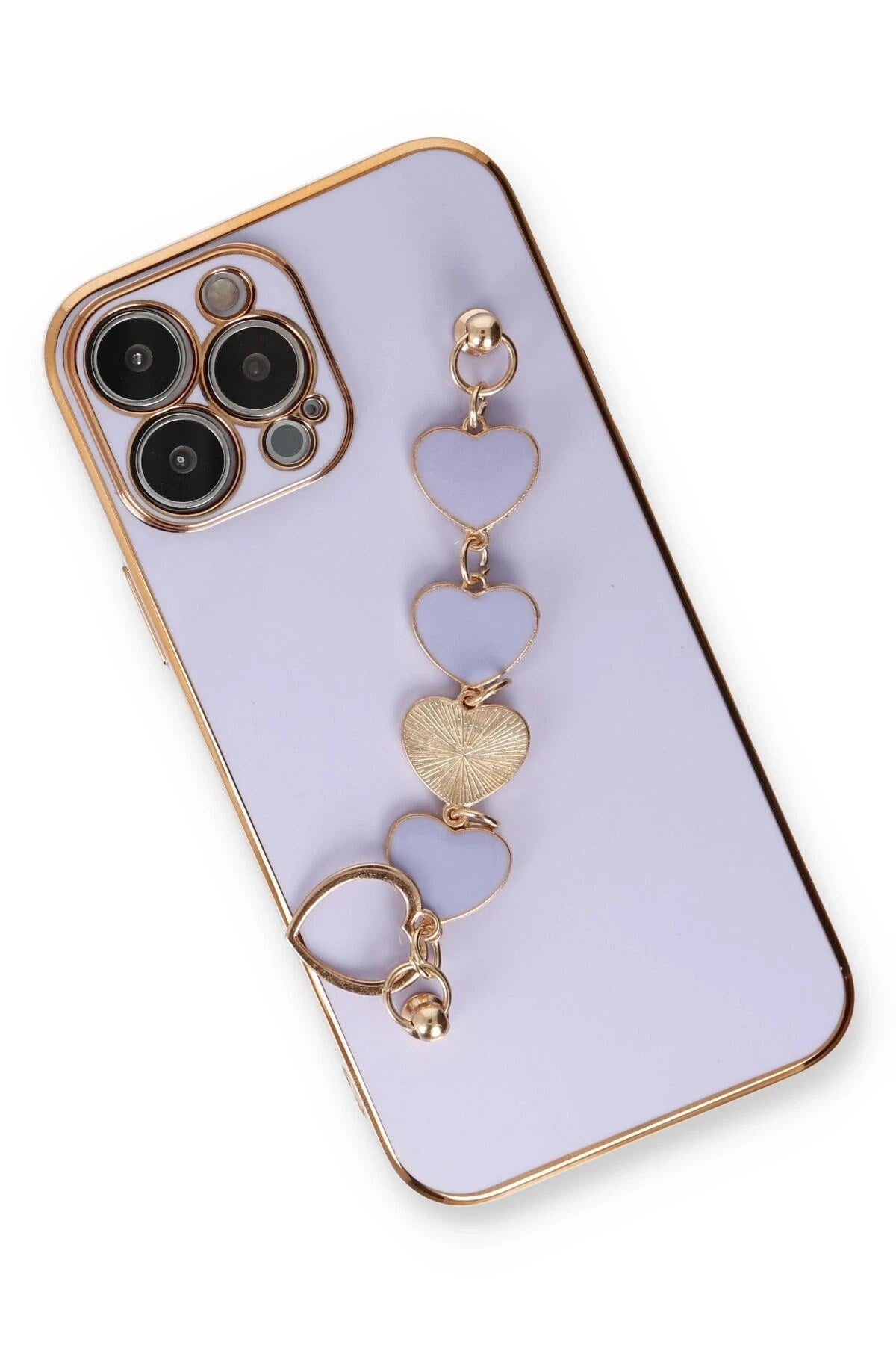 Mey İthalat® iPhone 13 Pro Max Kılıf Esila Silikon - Lila
