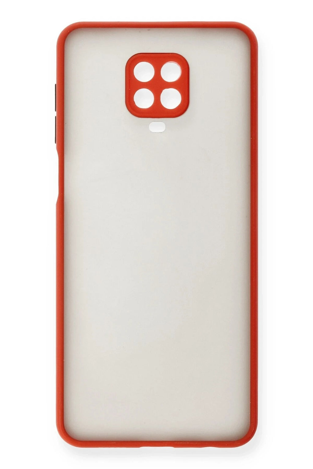 Mey İthalat® Redmi Note 9 Pro Kılıf Montreal Silikon Kapak - Kırmızı