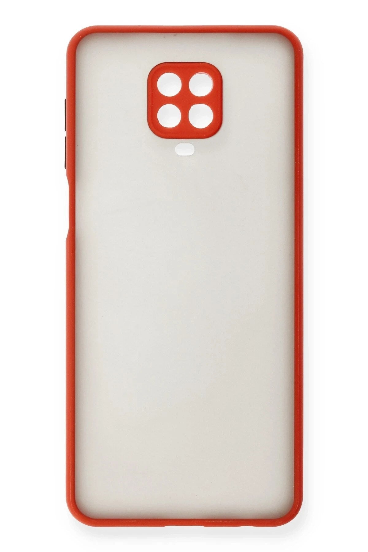 Mey İthalat® Redmi Note 9 Pro Kılıf Montreal Silikon Kapak - Kırmızı