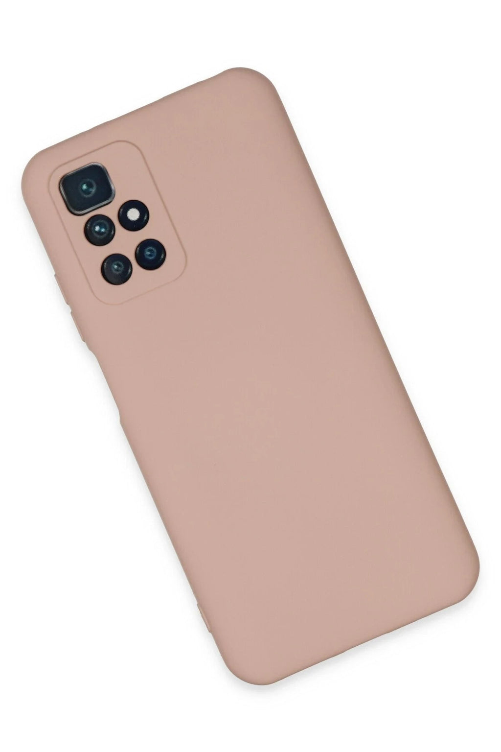 Mey İthalat® Redmi 10 2022 Kılıf Nano içi Kadife Silikon - Pudra