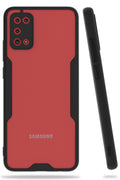 Mey İthalat® Samsung Galaxy A02S Kılıf Platin Silikon - Siyah