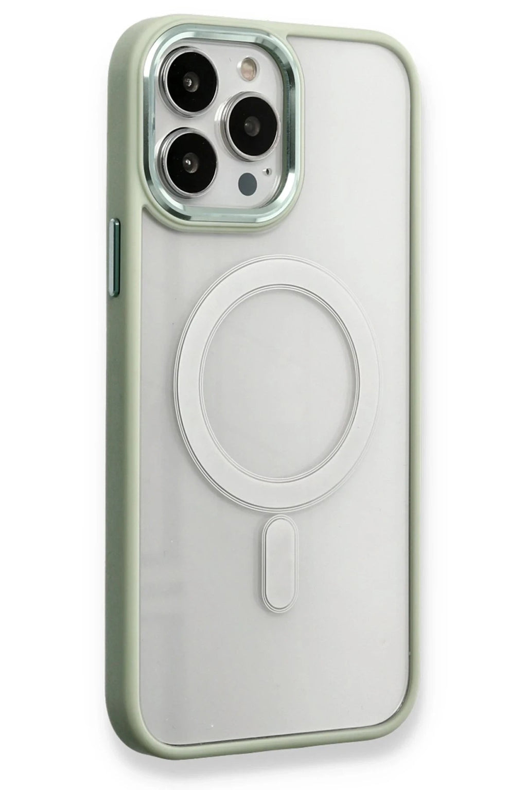 Mey İthalat® iPhone 14 Pro Max Kılıf Room Magneticsafe Silikon - Su Yeşili