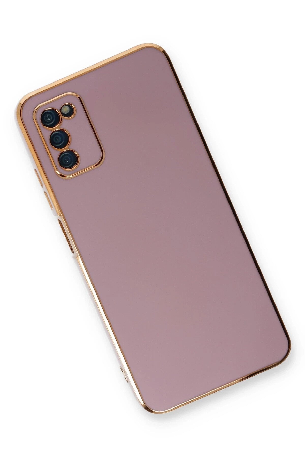 Mey İthalat® Samsung Galaxy A03S Kılıf Volet Silikon - Mor