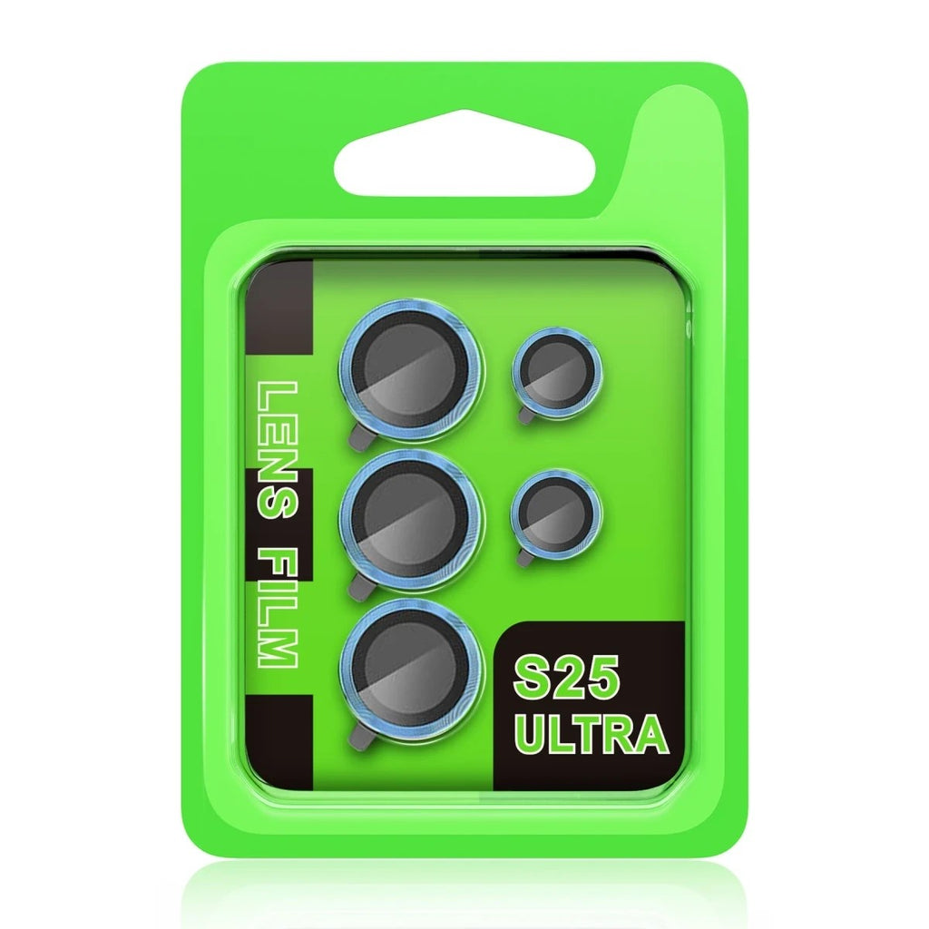 Mey İthalat® Samsung Galaxy S25 Ultra Raze Metal Kamera Lens - Mavi