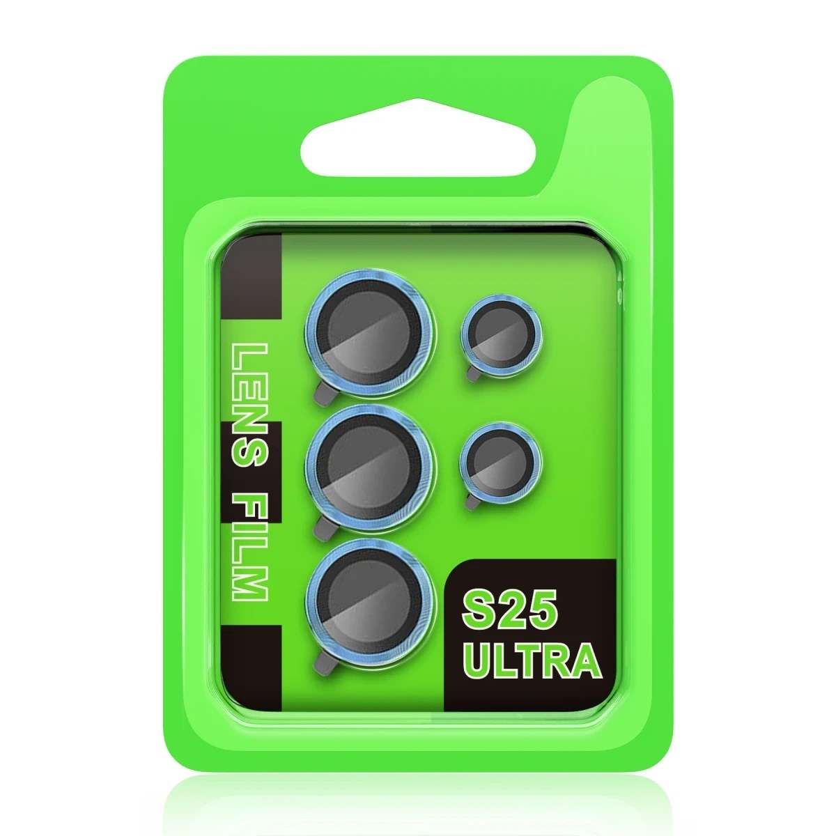 Mey İthalat® Samsung Galaxy S25 Ultra Raze Metal Kamera Lens - Mavi