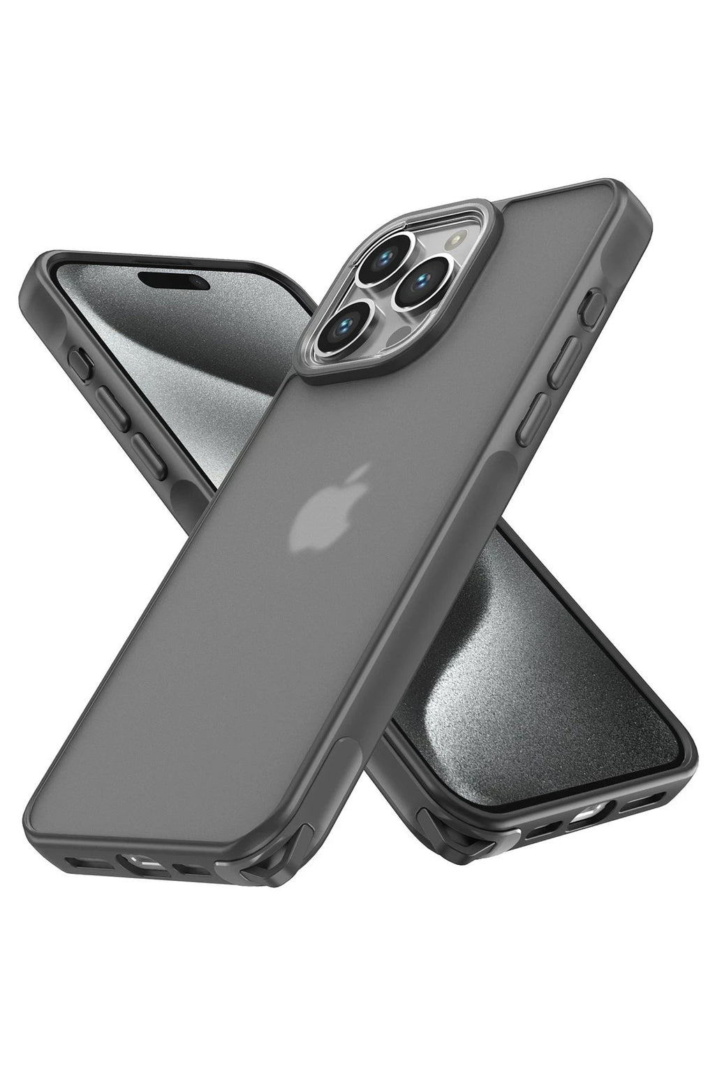 Mey İthalat® iPhone 14 Pro Kılıf Elegant Kapak - Titan Gri