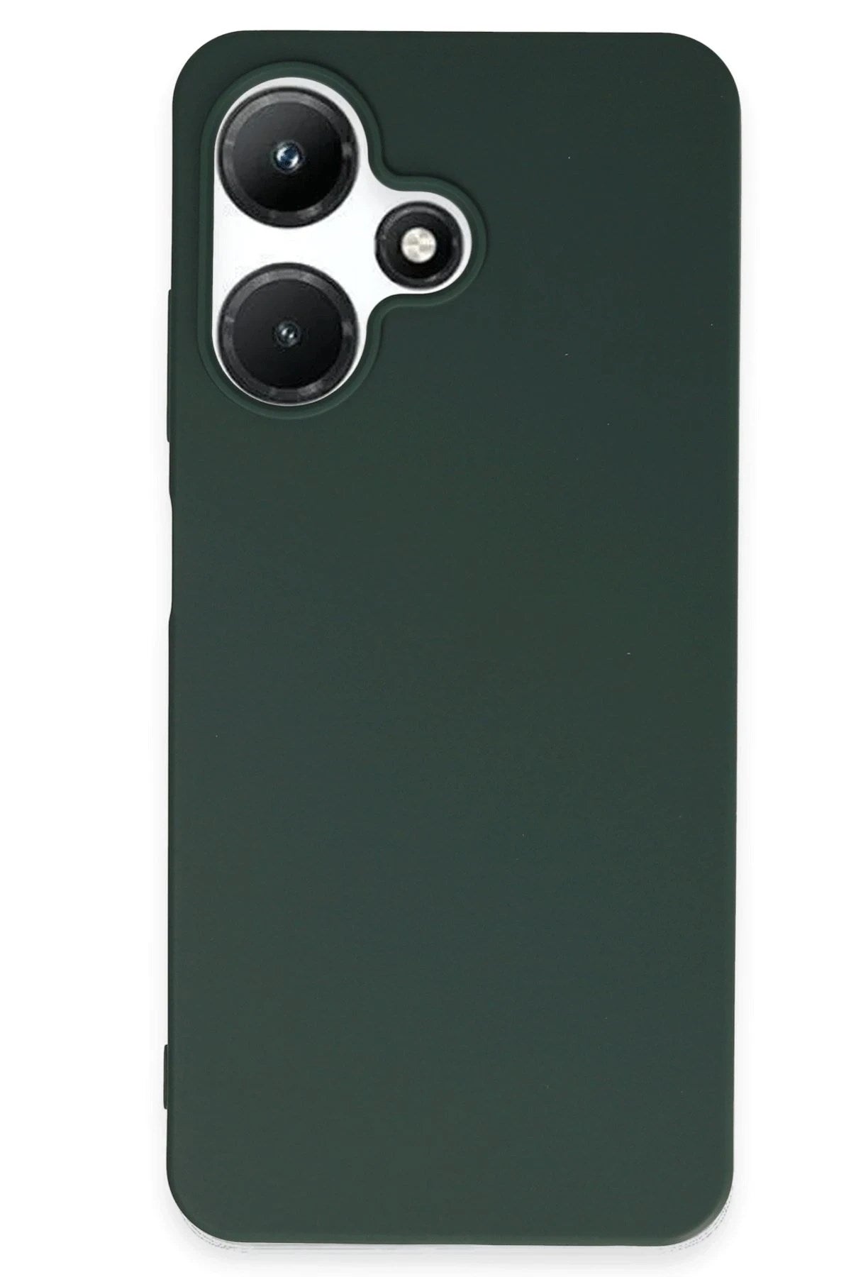 Mey İthalat® İnfinix Hot 30i Kılıf First Silikon - Koyu Yeşil