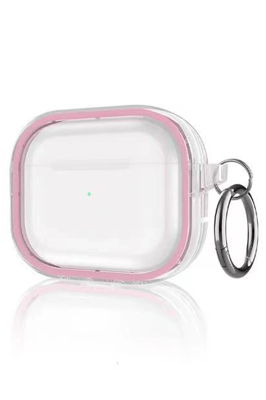 Mey İthalat® Airpods Pro 2 (2.nesil) Shiny Şeffaf Kılıf - Pembe