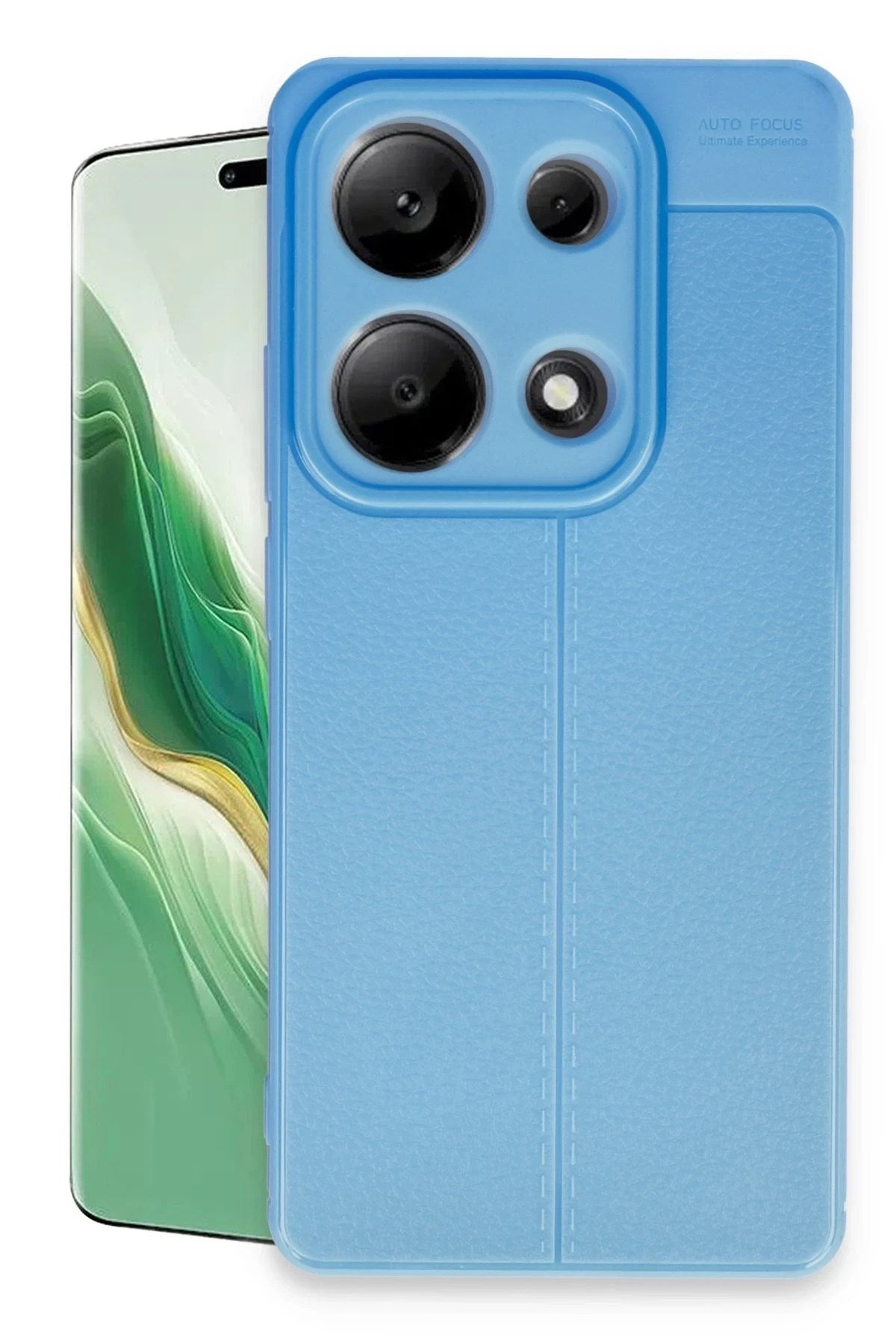 Mey İthalat® Redmi Note 13 Pro 4G Kılıf Auto Focus Kapak - Mavi