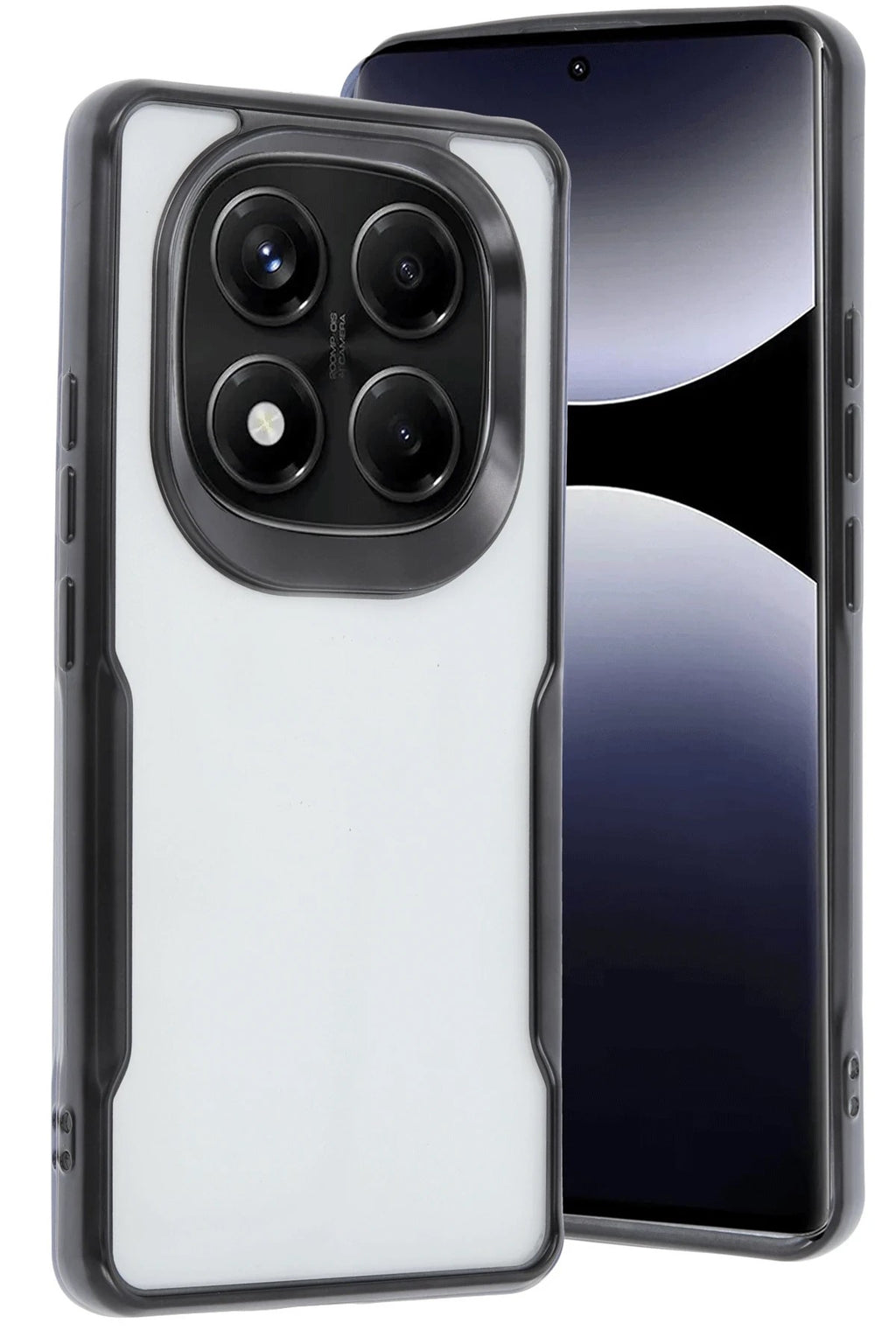 Mey İthalat® Redmi Note 14 Pro 5G Kılıf Boyi Silikon Kapak - Siyah