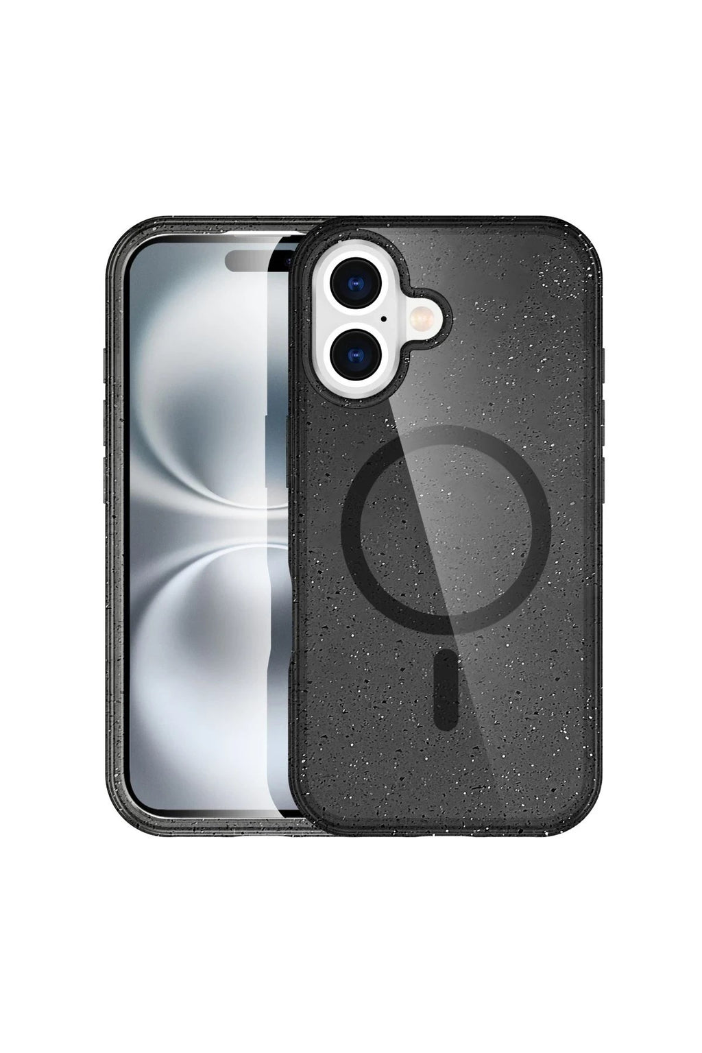 Mey İthalat® iPhone 16 Plus Kılıf Star Magsafe Kapak - Siyah