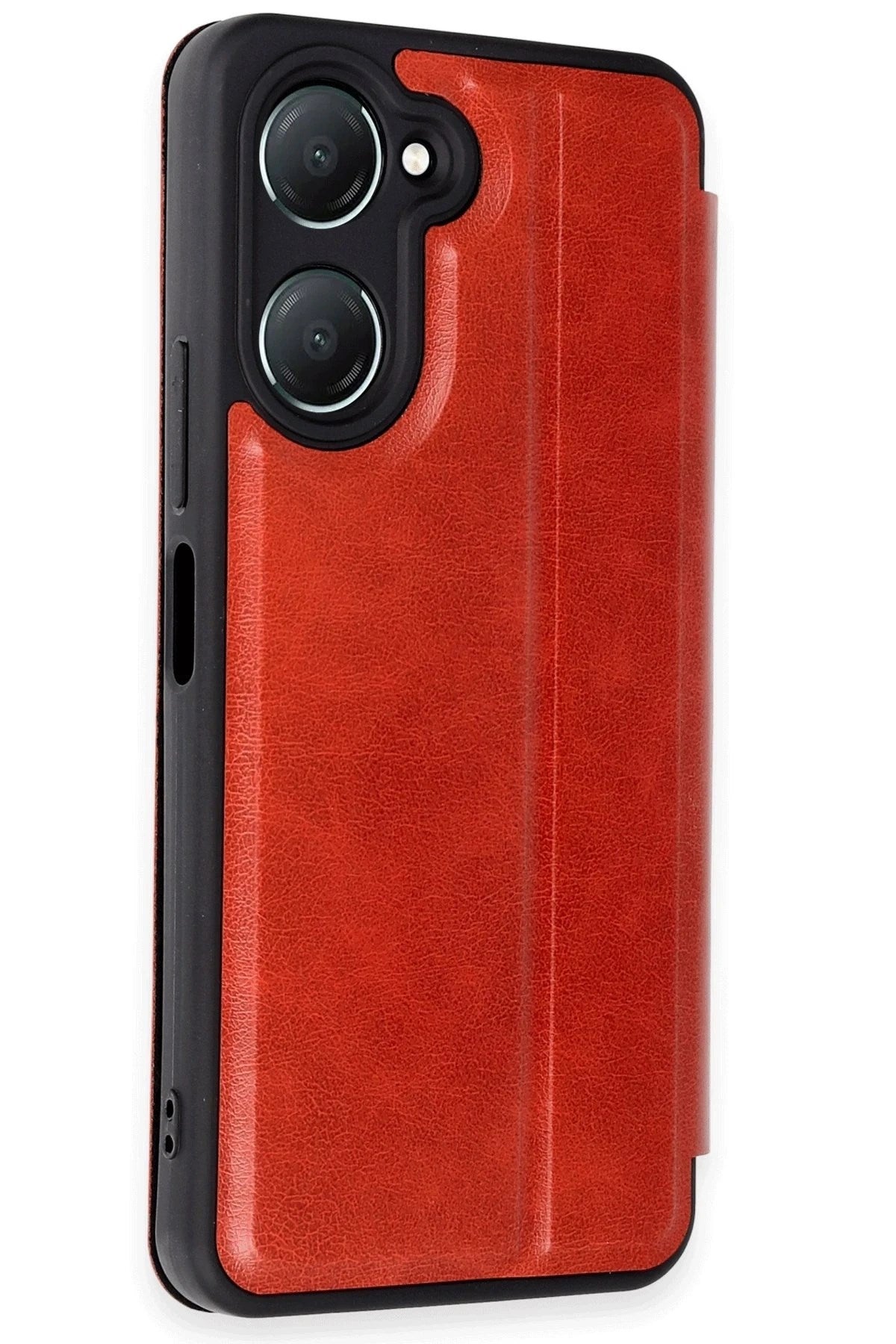Mey İthalat® Vivo Y18 Kılıf Flip Cover - Kırmızı