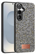 Mey İthalat® Samsung Galaxy S25 Bright Simli Kapak - Gold