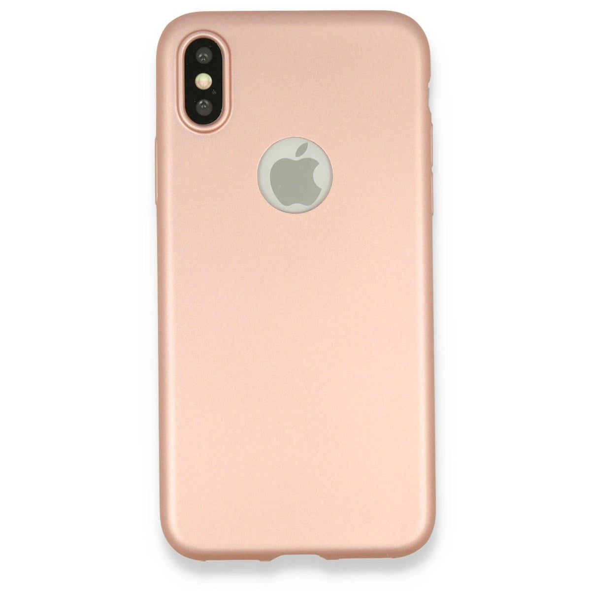 Mey İthalat® iPhone X Kılıf First Silikon - Rose Gold