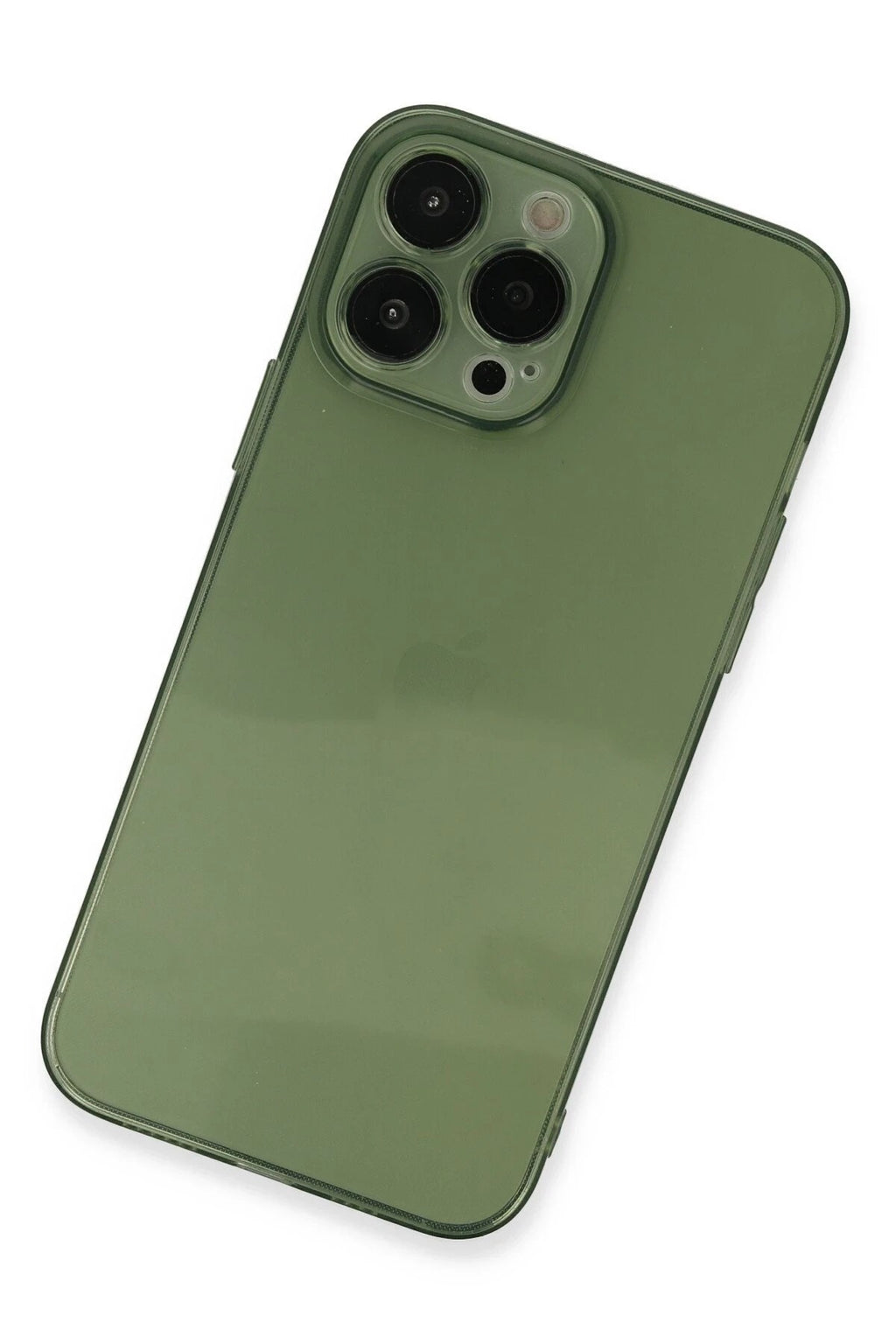 Mey İthalat® iPhone 13 Pro Kılıf Fly Lens Silikon - Yeşil