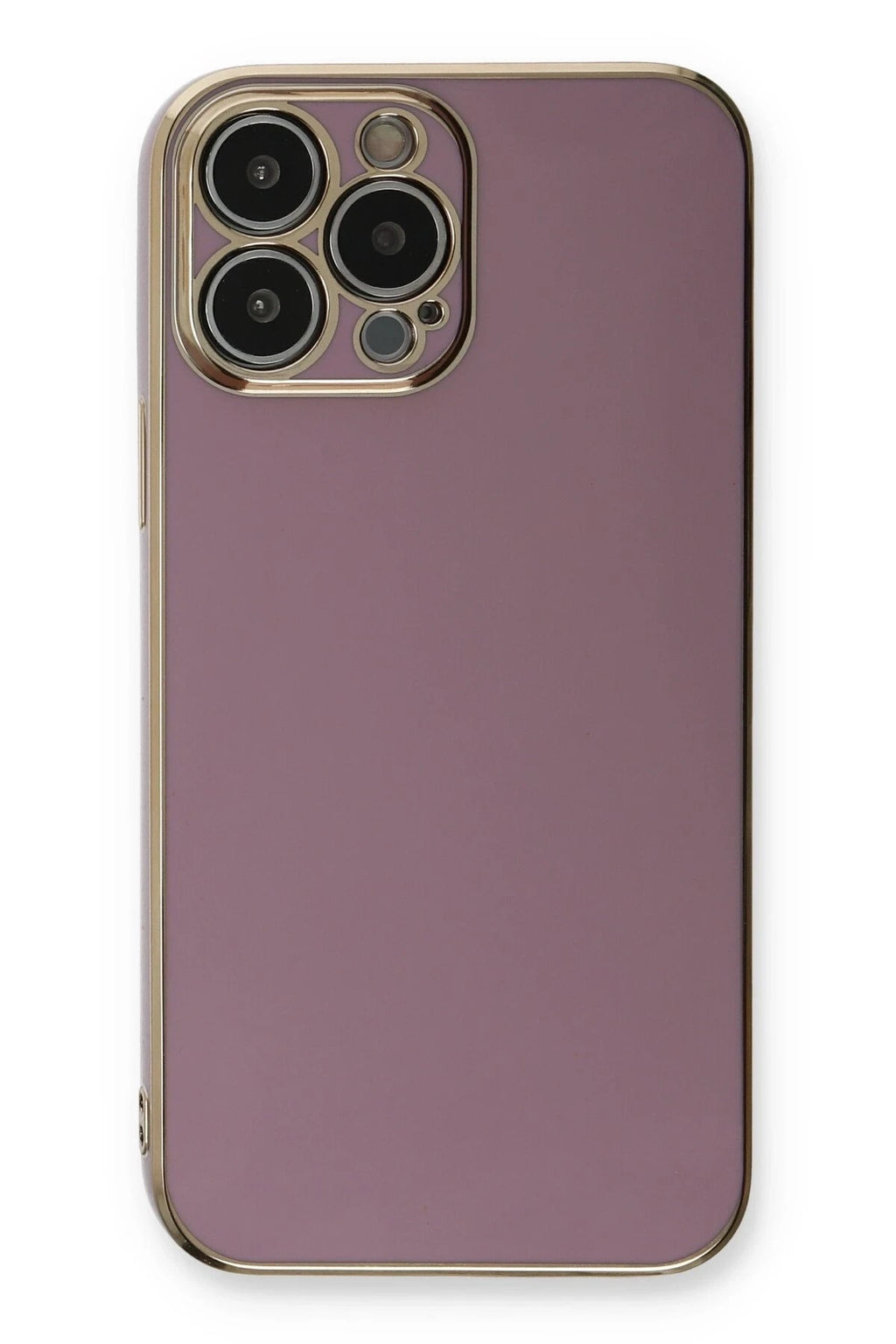 Mey İthalat® iPhone 13 Pro Max Kılıf Volet Silikon - Mor