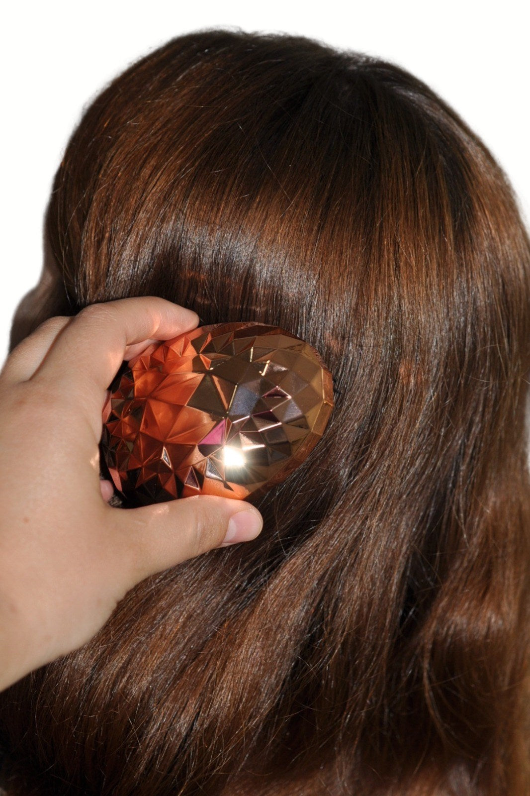 Rose Gold Saç Düzleştirici Tarak Geniş AralıklıHer Saç Tipine Uygun Fırçalı Saç Düzleştiric