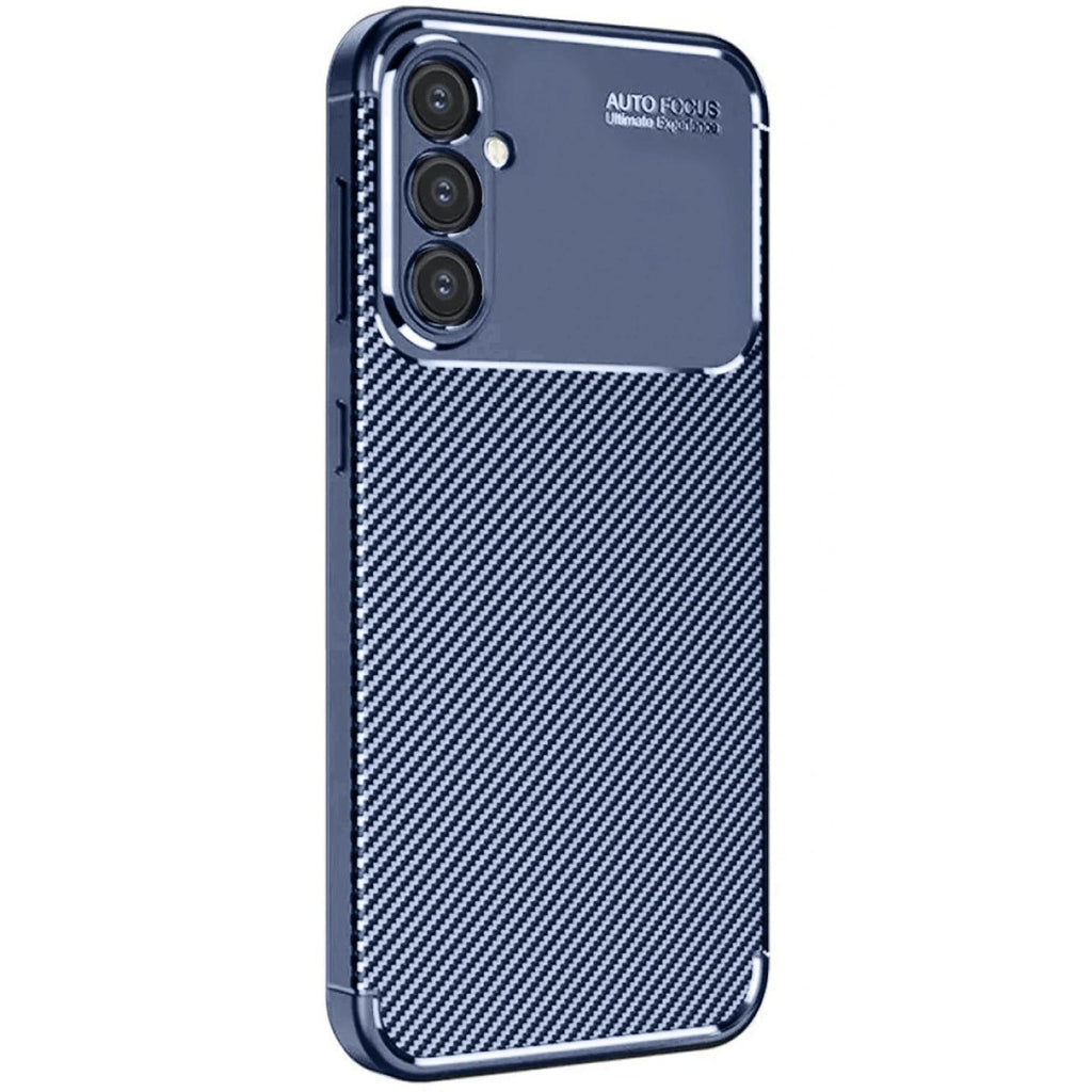 Mey İthalat® Samsung Galaxy A16 5G Kılıf Auto Focus Karbon Kapak - Lacivert