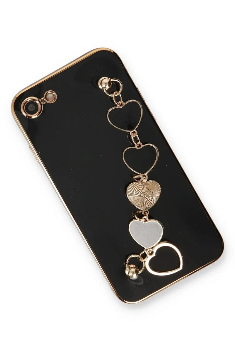 Mey İthalat® iPhone 7 Kılıf Esila Silikon - Siyah