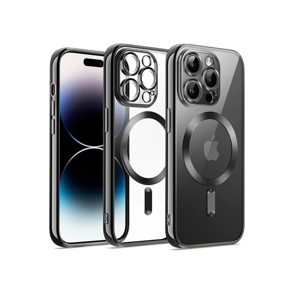 Mey İthalat® iPhone 12 Pro Kılıf Kross Magneticsafe Kapak - Siyah