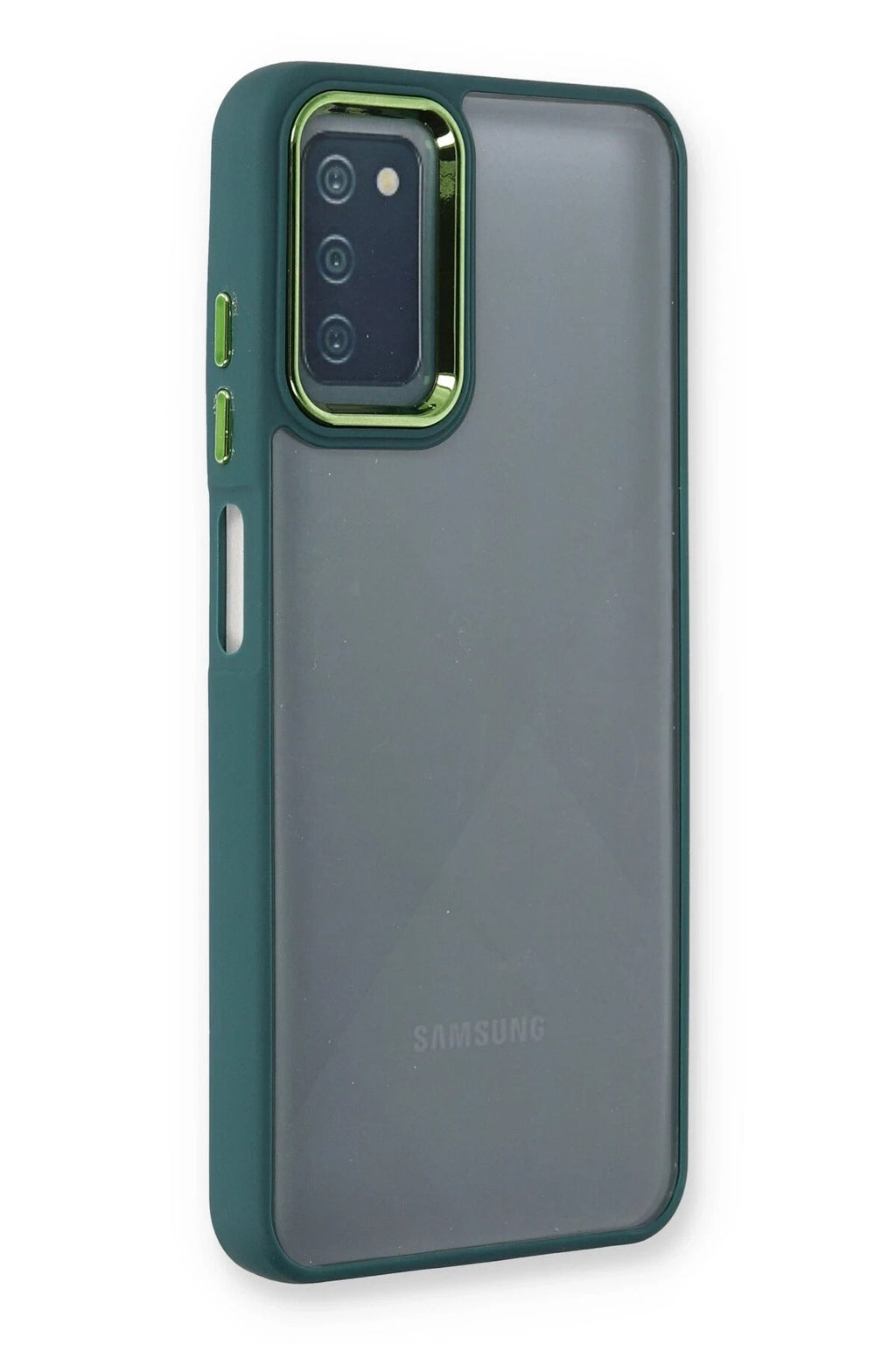 Mey İthalat® Samsung Galaxy A03S Kılıf Dora Kapak - Haki Yeşil
