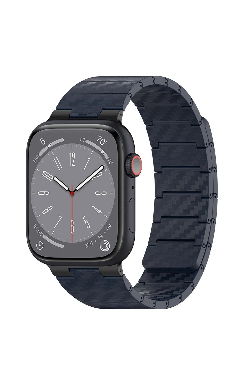 Mey İthalat® Watch 45mm Carbon Steel Kordon - Lacivert