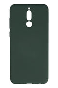 Mey İthalat® Huawei Mate 10 Lite Kılıf Nano içi Kadife Silikon - Koyu Yeşil