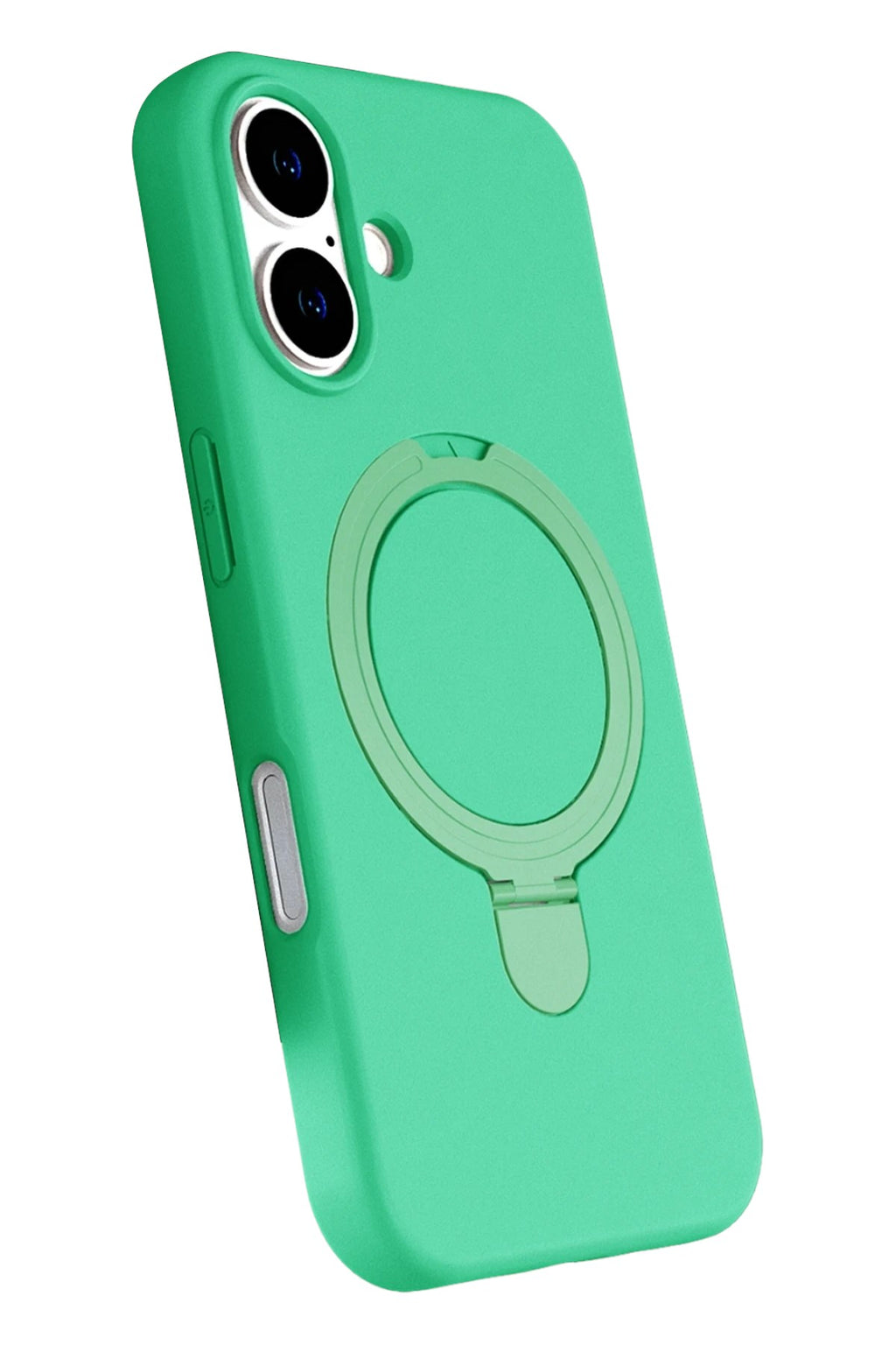 Mey İthalat® iPhone 17 Regal Magsafe Standlı Kapak - Yeşil