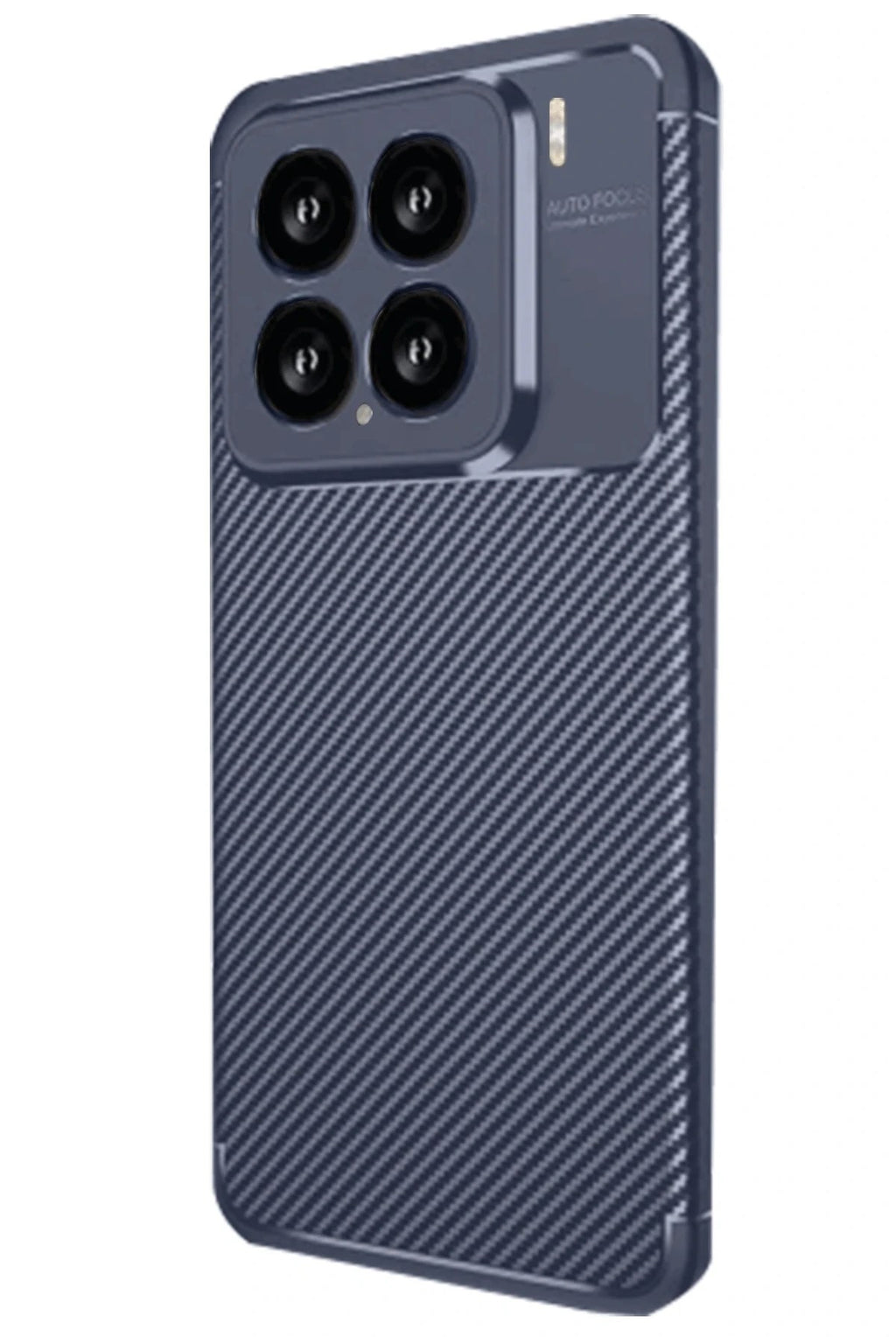 Mey İthalat® Mi 15 Kılıf Auto Focus Karbon Kapak - Lacivert