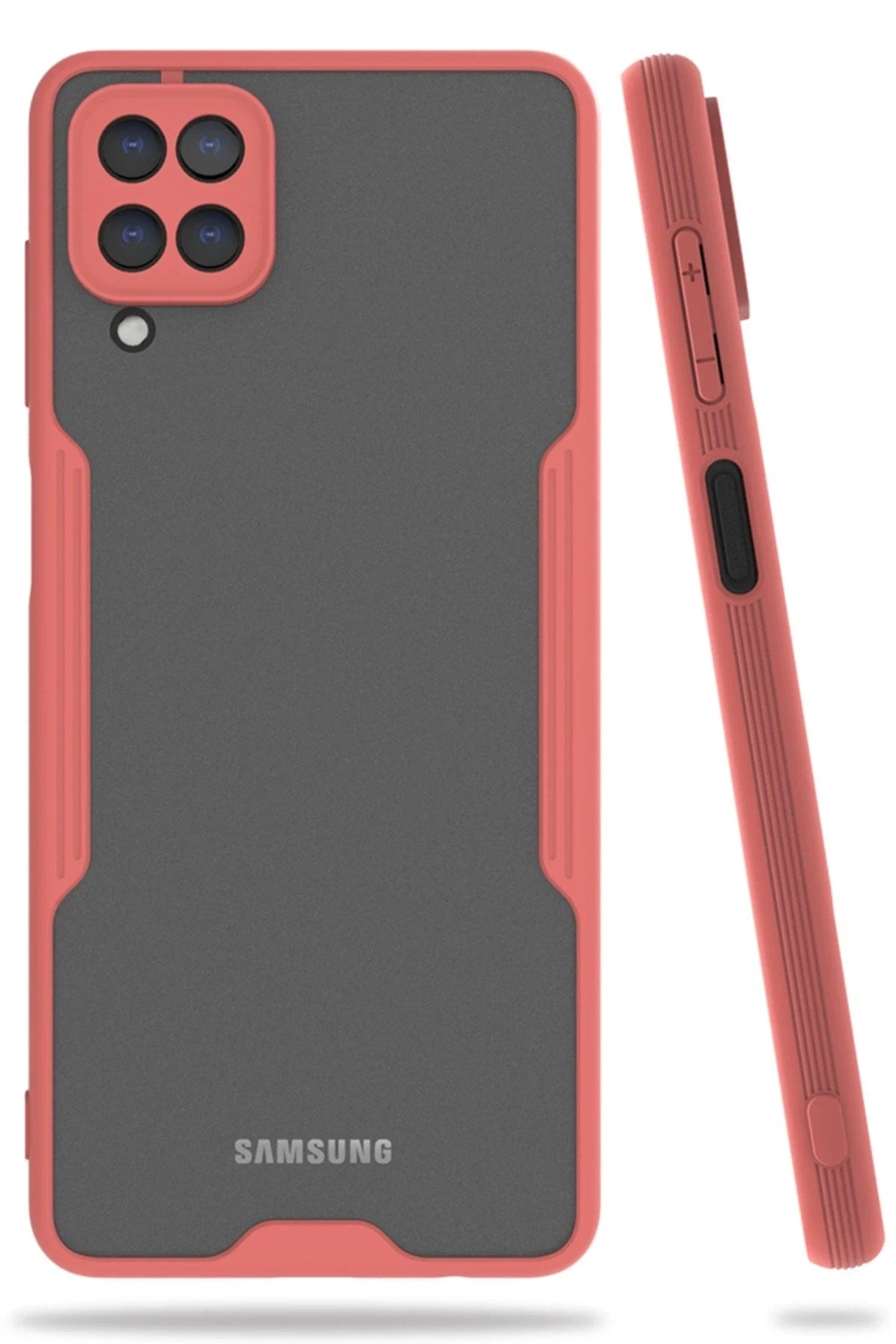 Mey İthalat® Samsung Galaxy A22 Kılıf Platin Silikon - Pembe