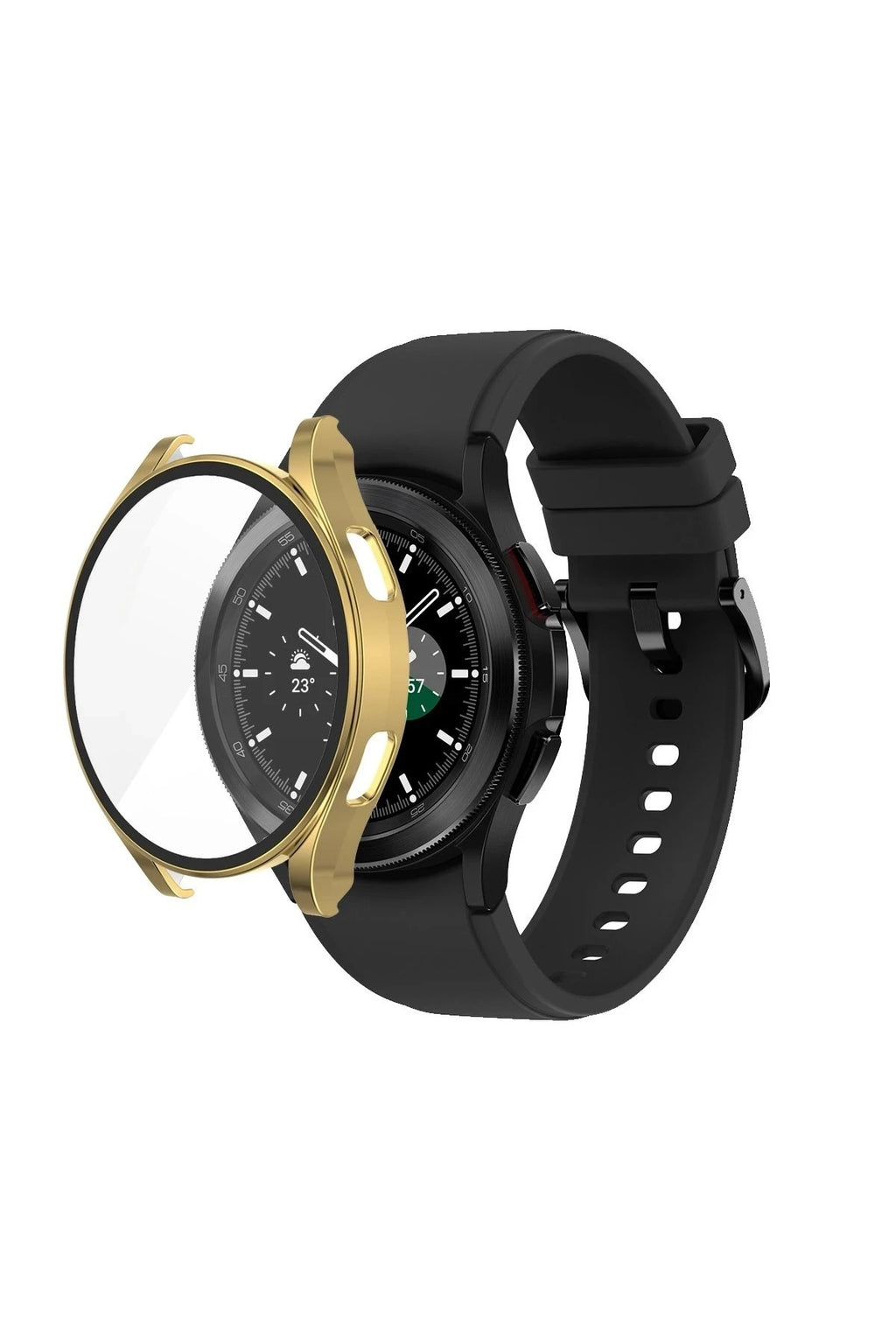 Mey İthalat® Watch 5 40mm Wall Camlı Kasa Ekran Koruyucu - Gold