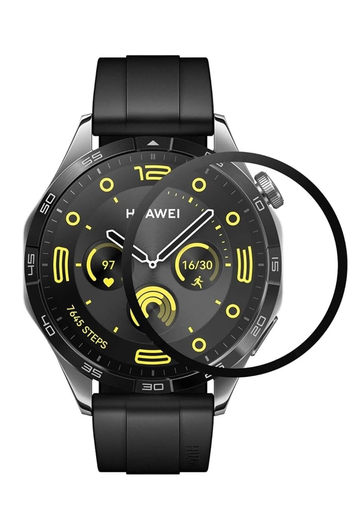 Mey İthalat® Huawei GT4 46mm 22mm Polymer Nano Ekran Koruyucu - Şeffaf